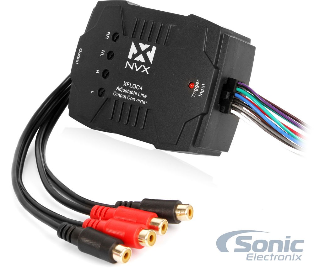 Open Box, Good - NVX XFLOC4 4-Channel 160W Adjustable Line Output Converter