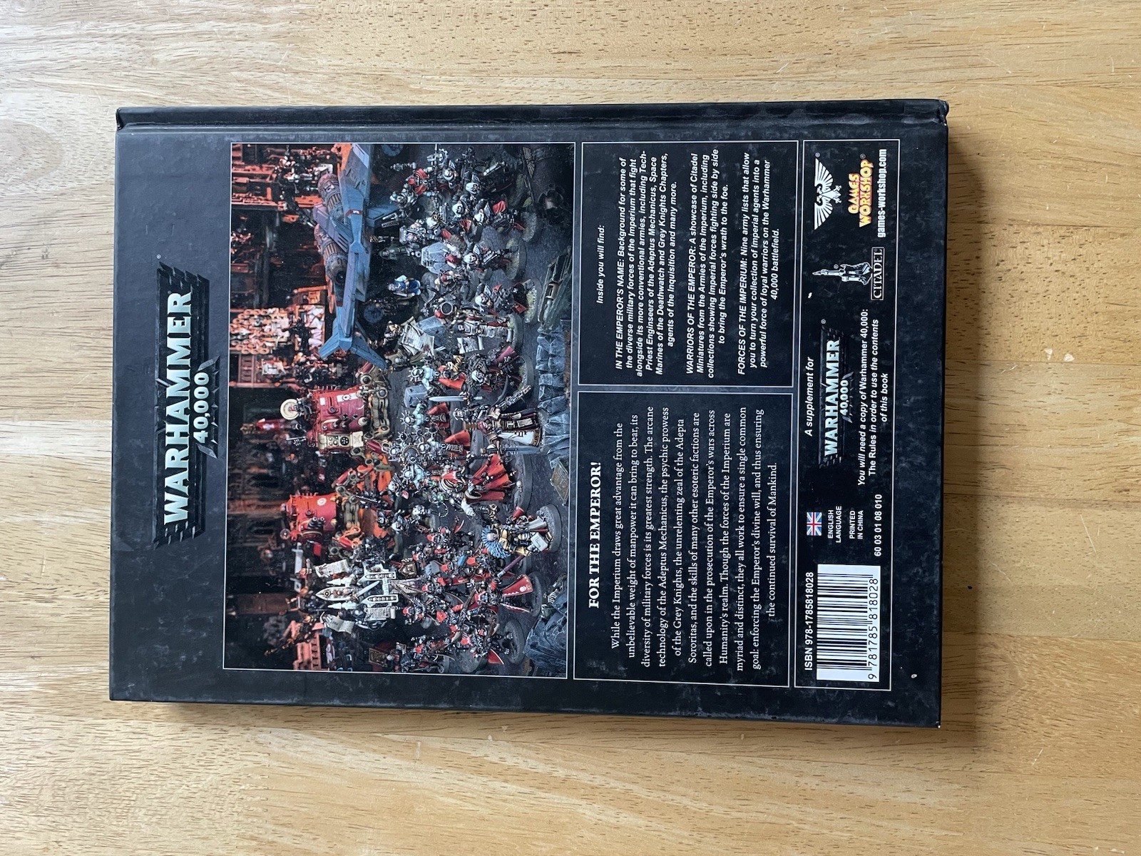 Warhammer 40k: Codex "Imperial Agents" Rare [Games Workshop] 2016 Hardback