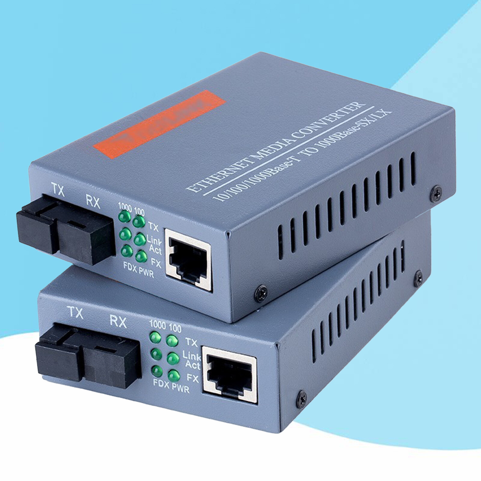 Gigabit Fiber Optical Media Converter HTB-GS-03 A&B 1000Mbps Single Mode Fiber