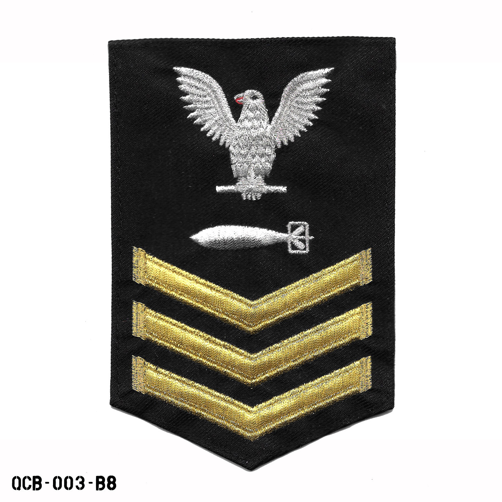 Torpedoman's Mate Sleeve Patch US Navy PO1 E6 Petty Officer 1st Class NEW