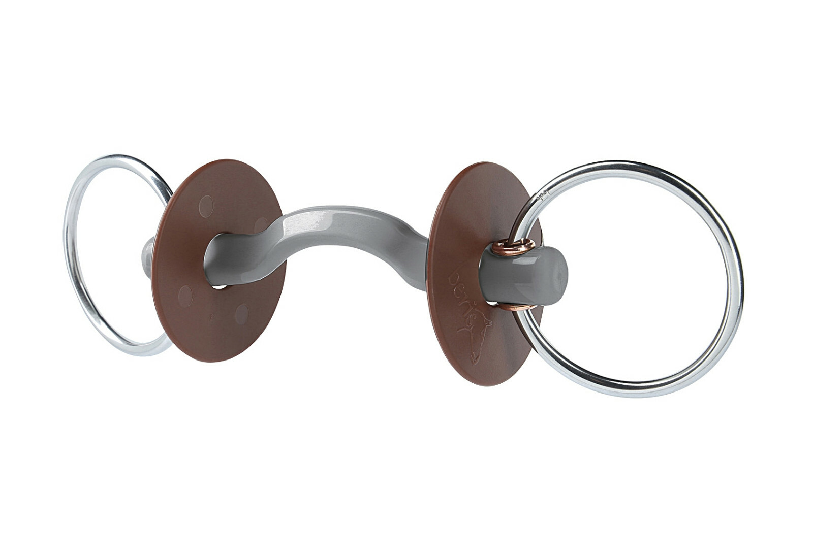 Whole Beris Ring Snaffle with Tongue Bridge Konnex