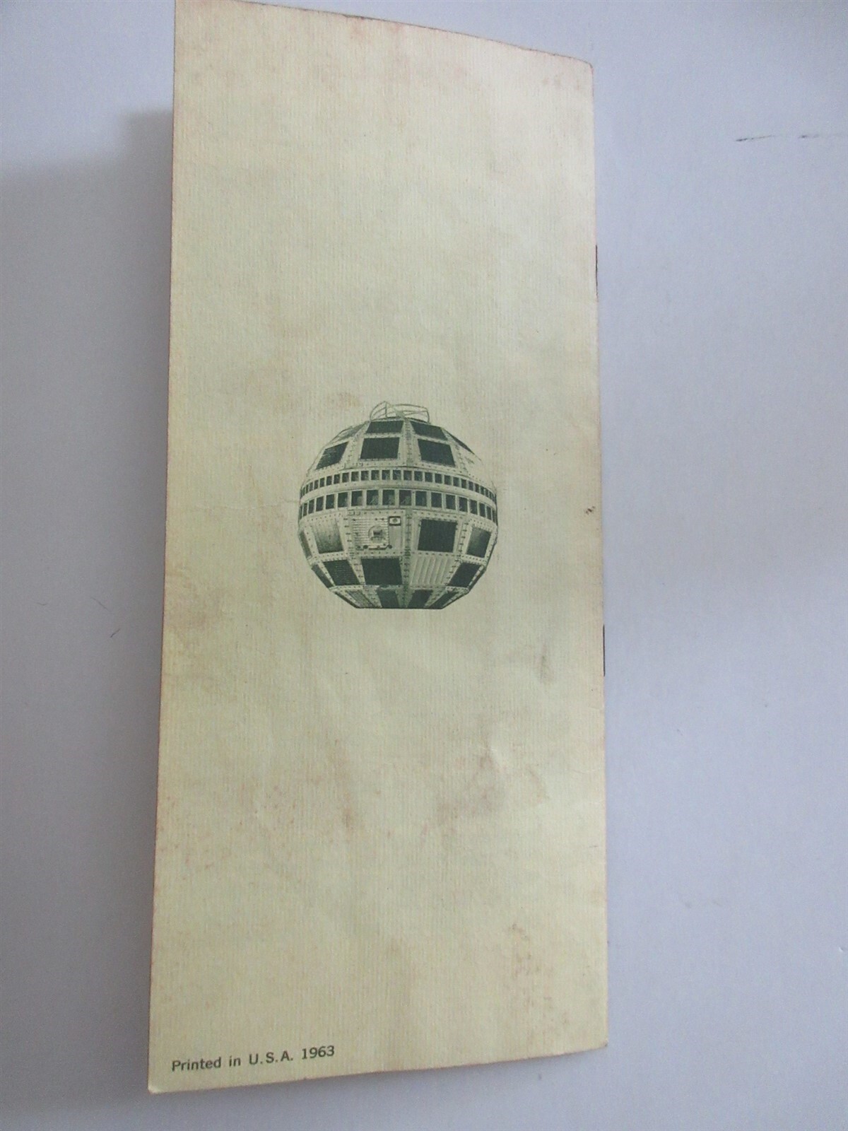 Vintage 1963 Bell System PROJECT TELSTAR EXPERIMENT Brochure