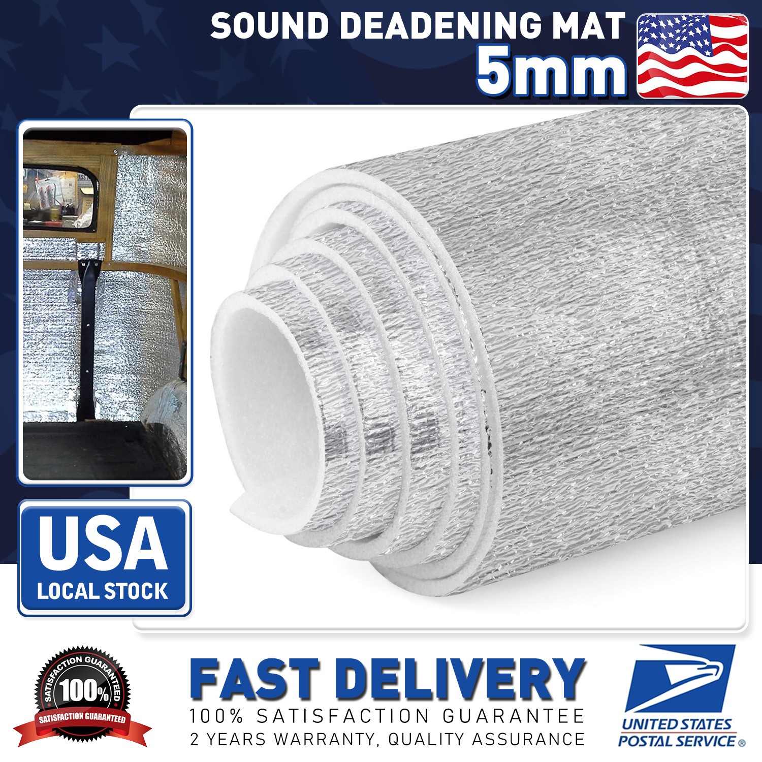 Reflective Insulation Foam 16/22Sqft Single Side Aluminum Foil Bubble Shield