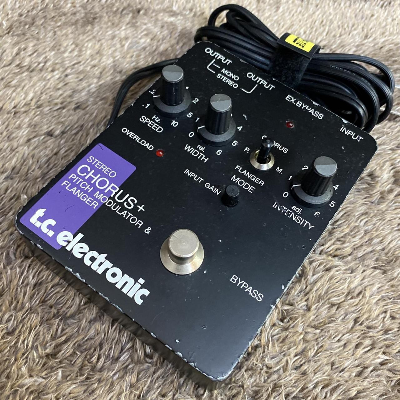 TC Electronic Stereo Chorus Plus Pitch Modulator Flanger Guitar Effects Pedal U