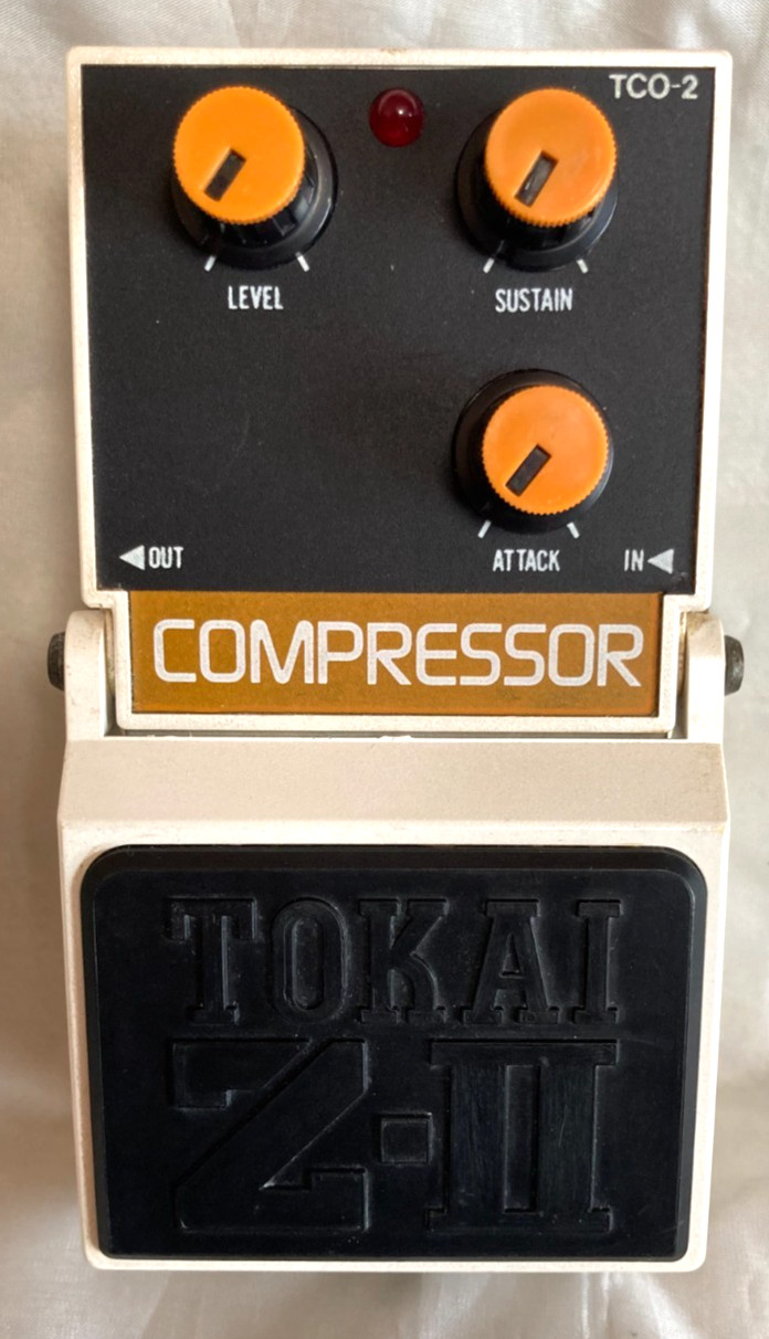 [Vintage 80s] Tokai ZⅡ TCO-2 Compressor Guitar Effect Pedal From Japan Free Ship