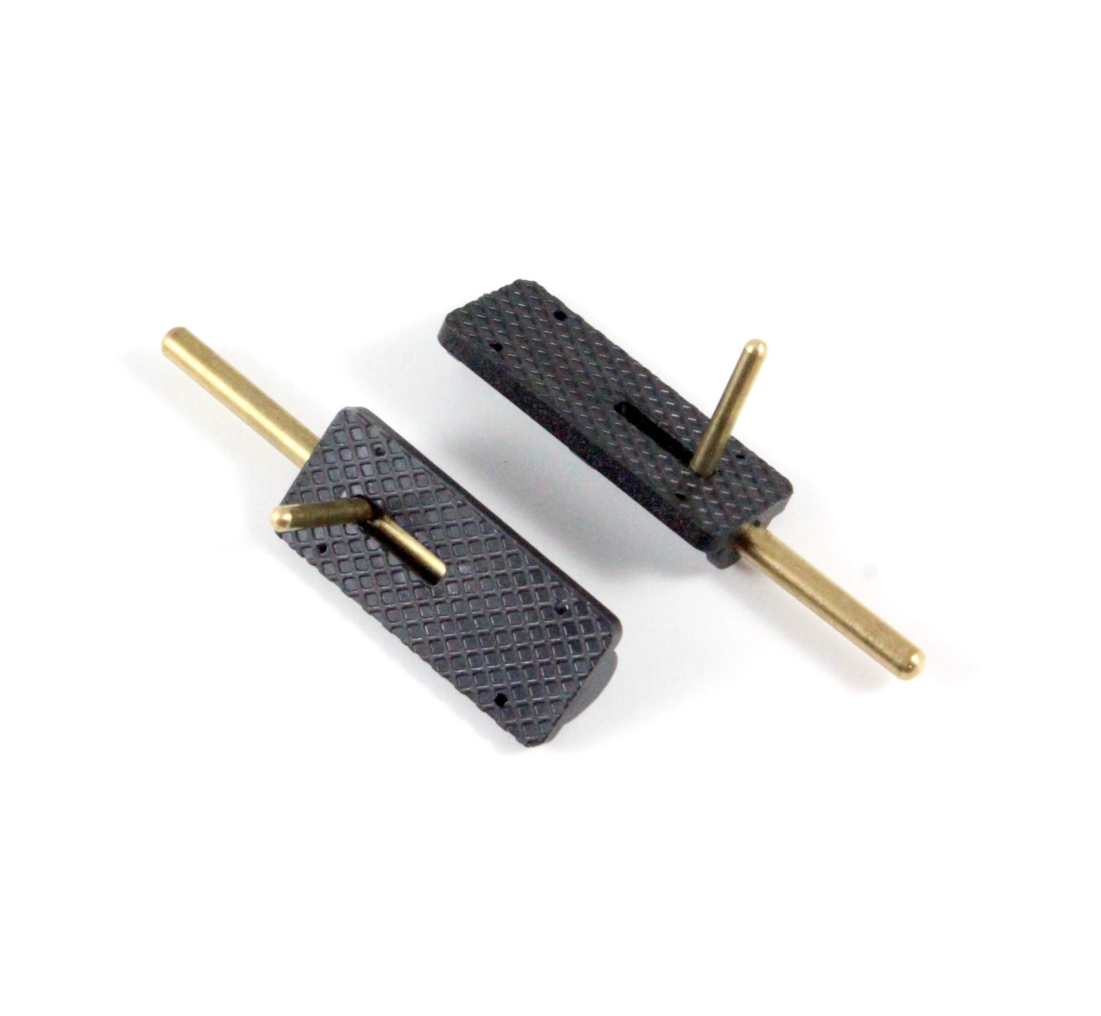 2PCS Black Canopy Hatch Latch Spring Lock RC Plane Airplane (US SELL SHIP)