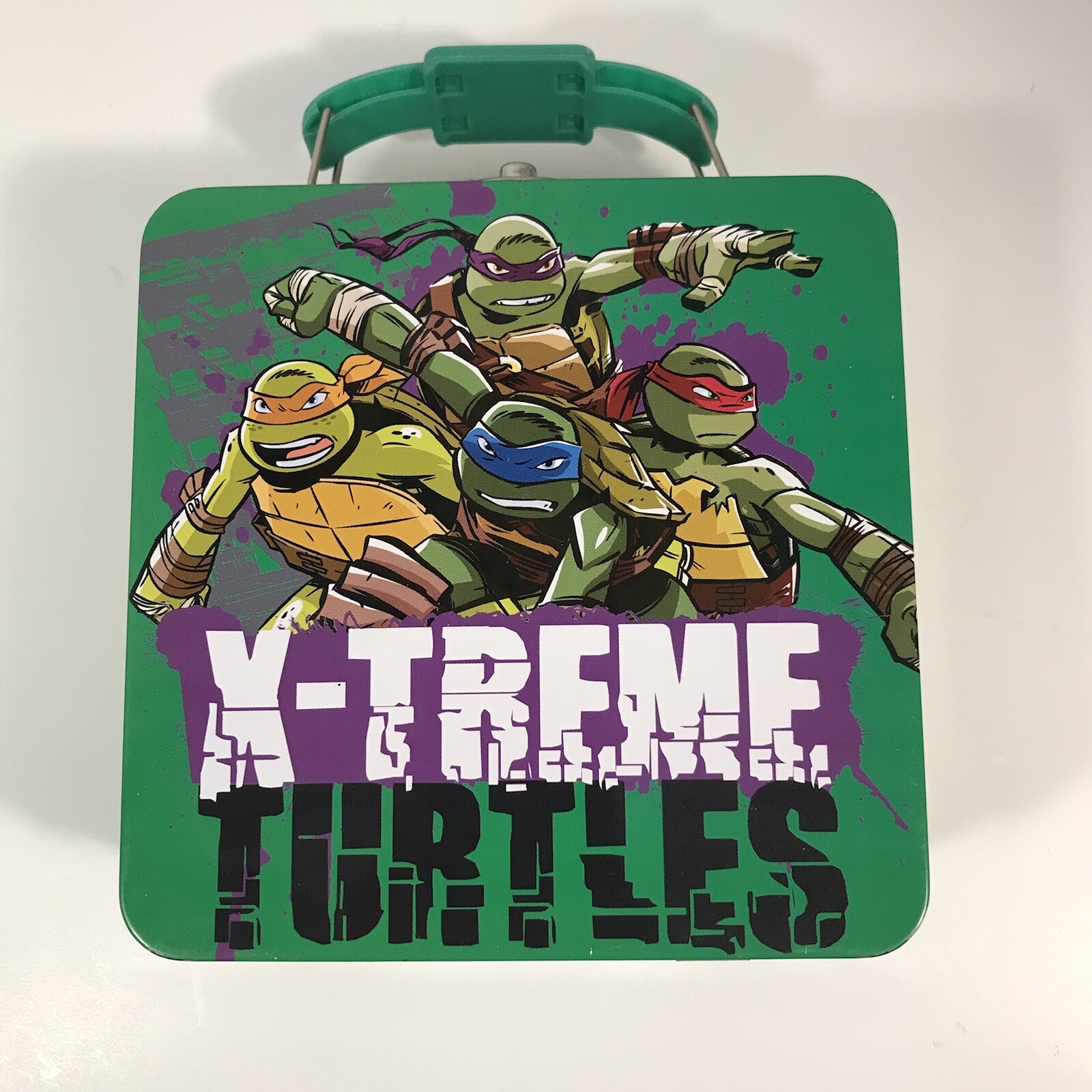 Teenage Mutant Ninja Turtles XTREME TURTLES Trinket Favor Box Tin#WMT14-2735