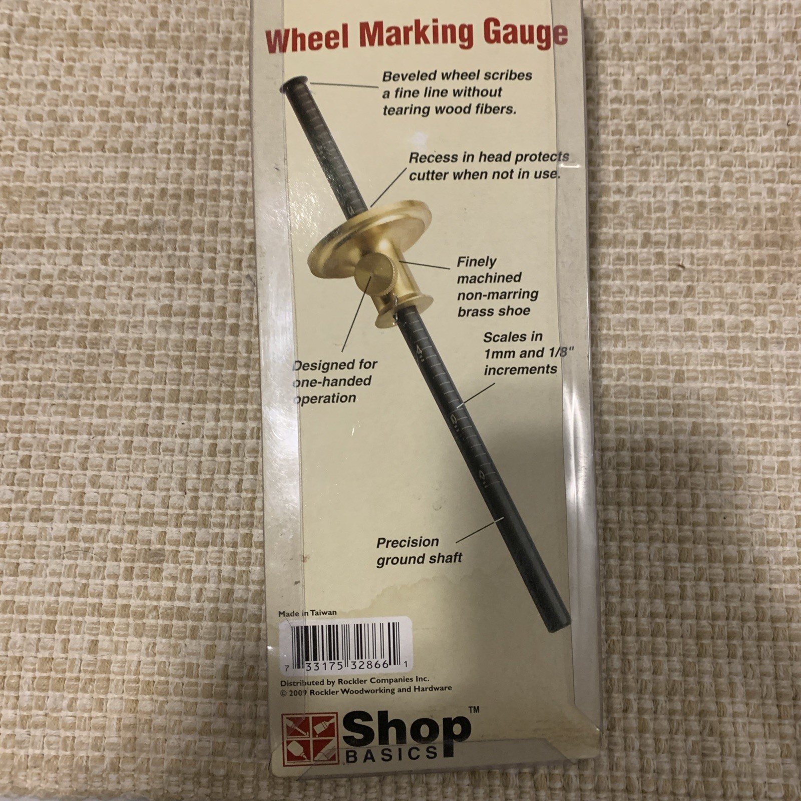 Shop Basics Wheel Marking Gauge 8”