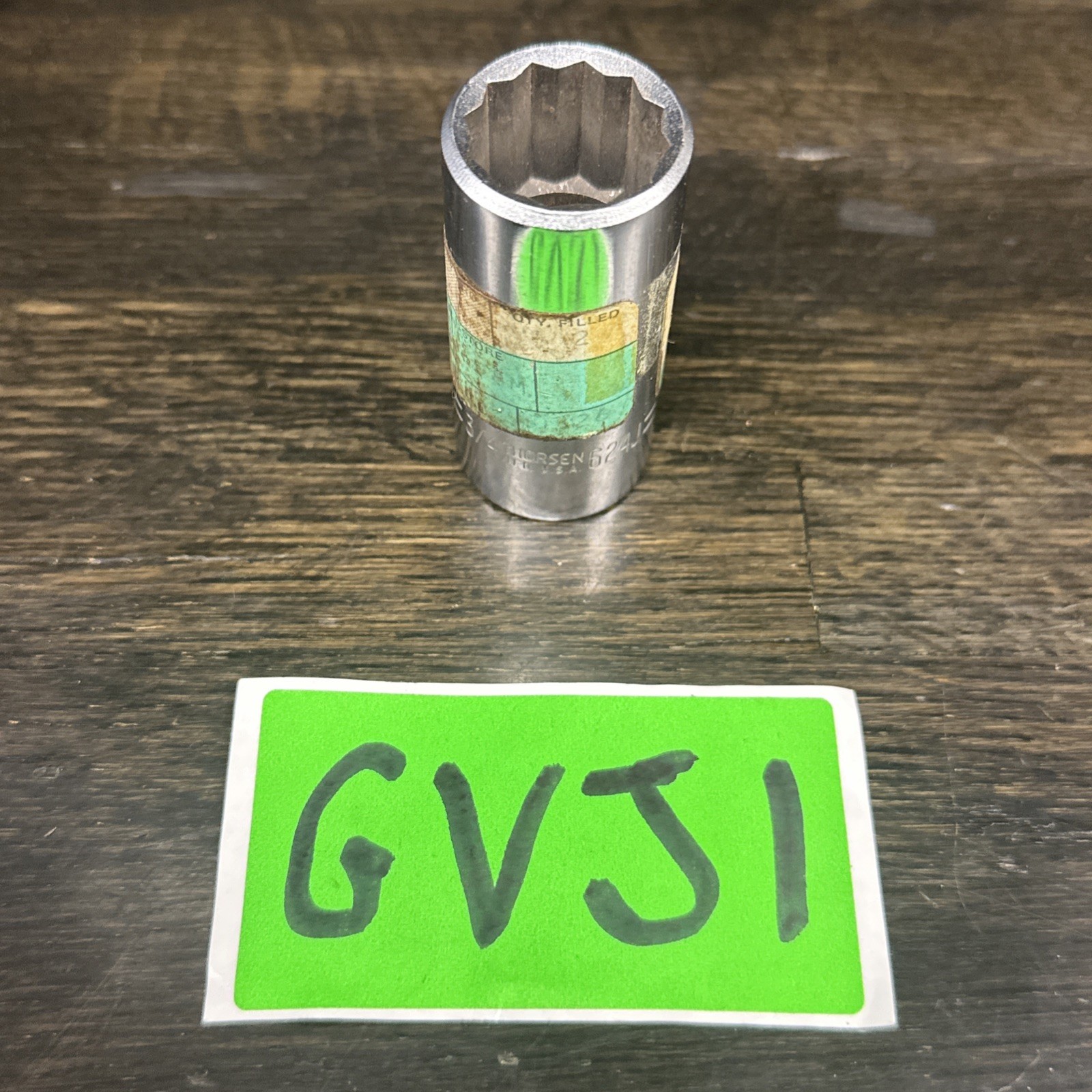 Thorsen 624J 3/4" 12pt Deep Well Socket 3/8" Drive Made in USA