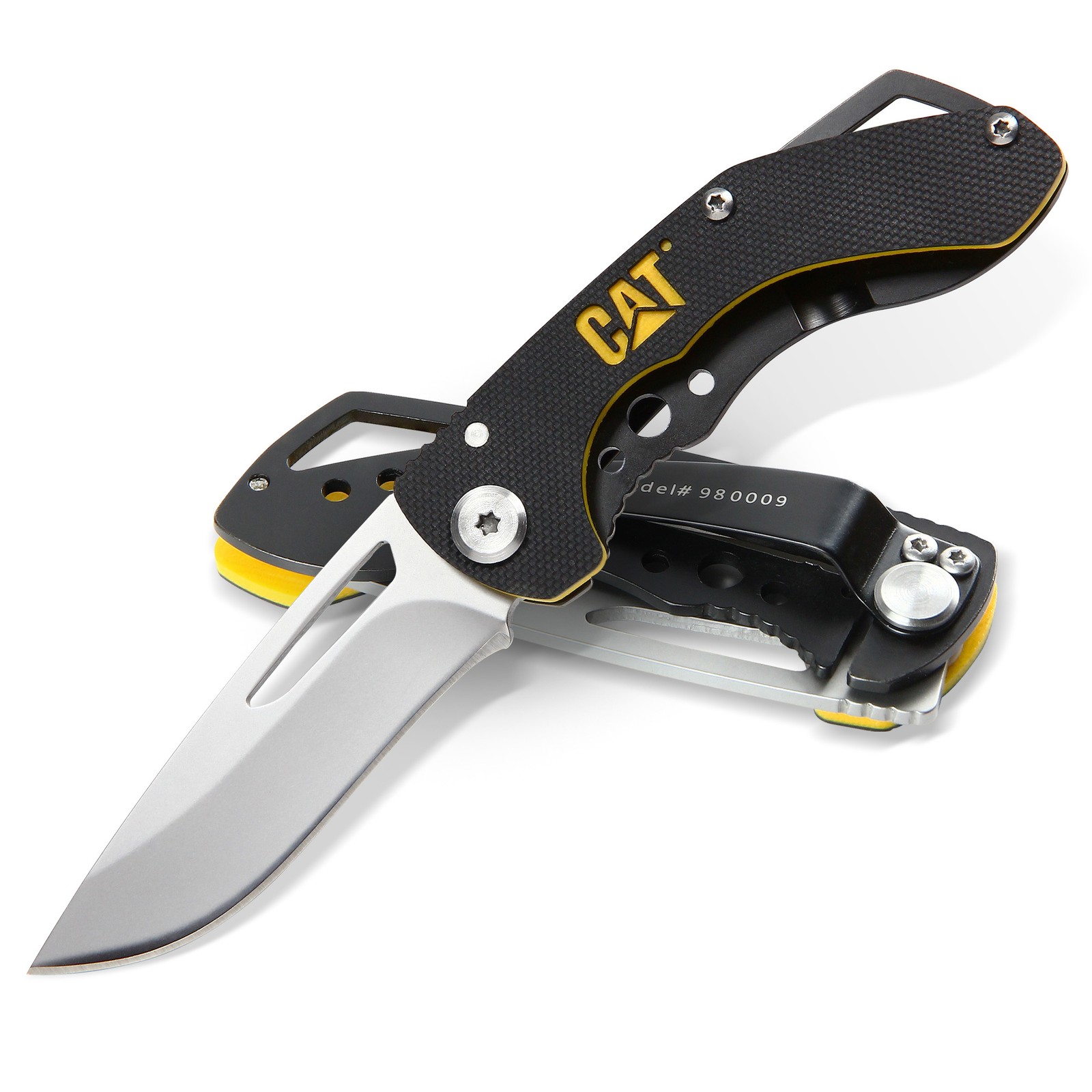 Cat 5-1/2 Inch Drop Point Folding Knife - 980009