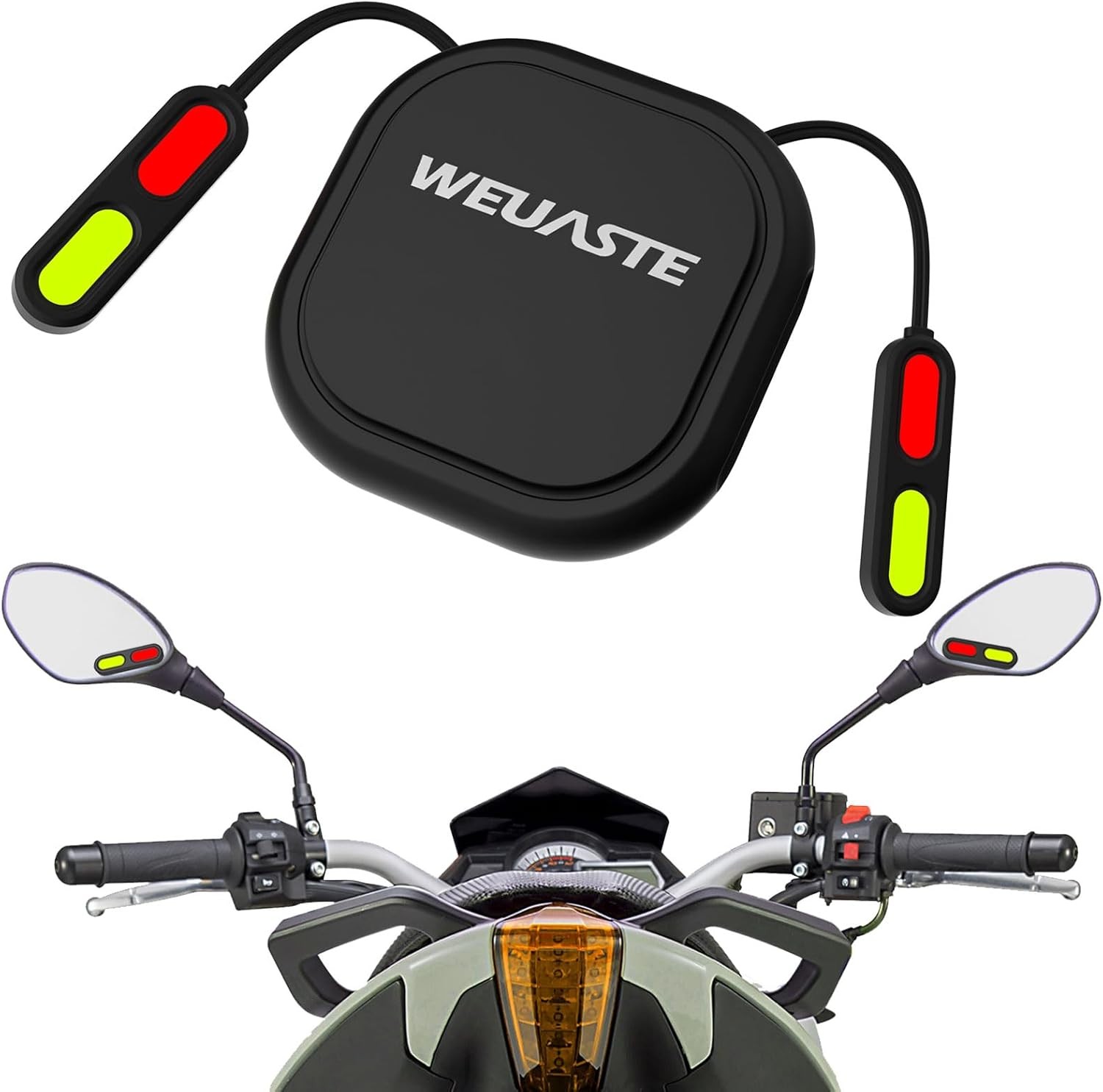 Radar Detector for Motorcycle BSD Blind Spot Detection System with Indicators Al