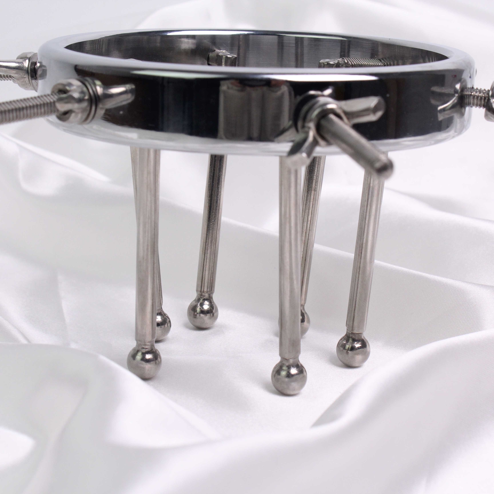 Adjustable Huge Plug Extreme Spreader stretcher Vaginal Speculum Chastity Device