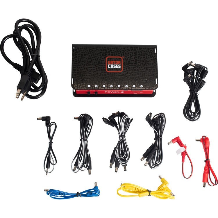 Gator Pedal Board Power Supply with 8 Isolated Outputs