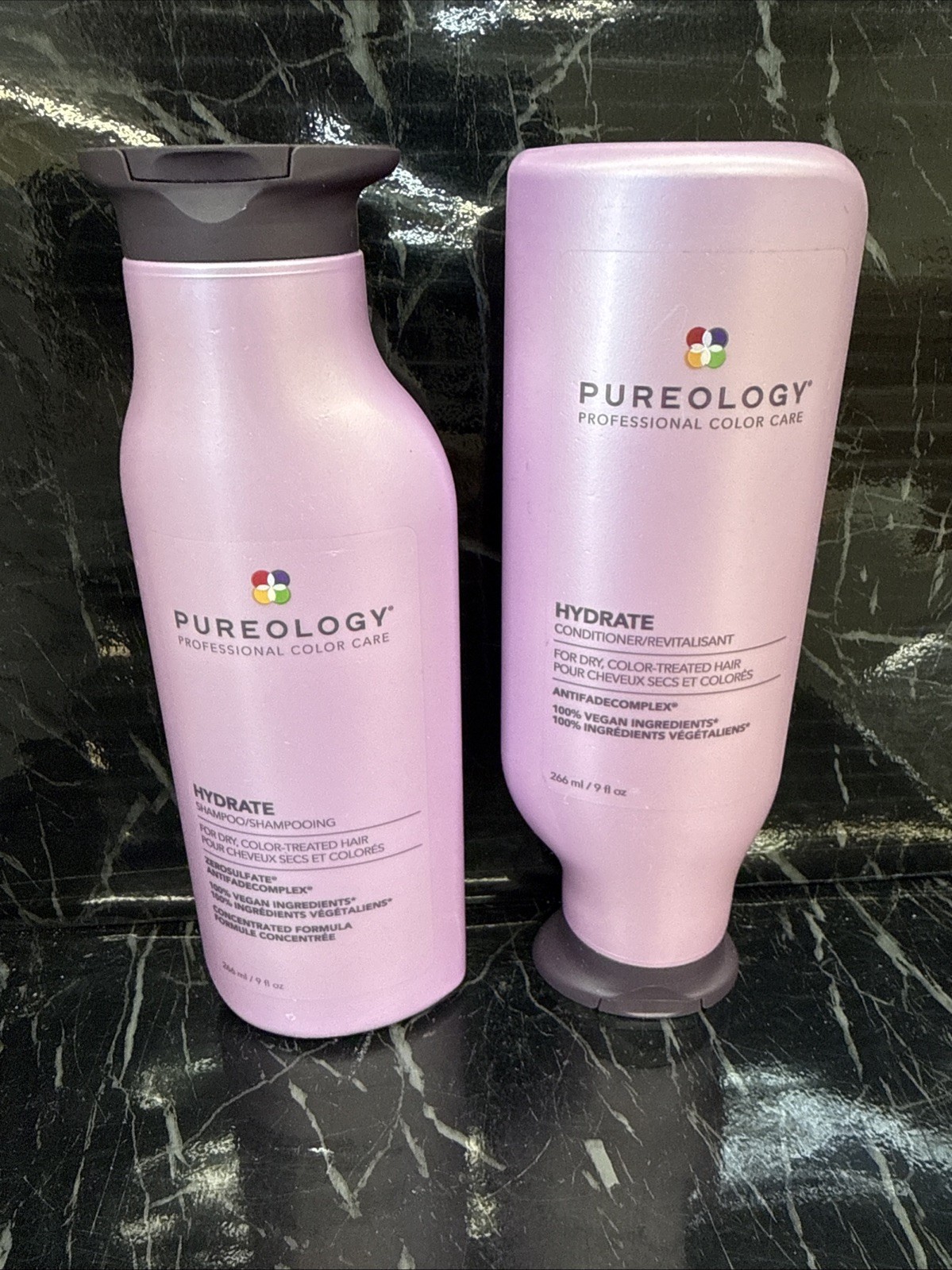 DUO Pureology Hydrate Shampoo and Conditioner Duo Set 9oz new
