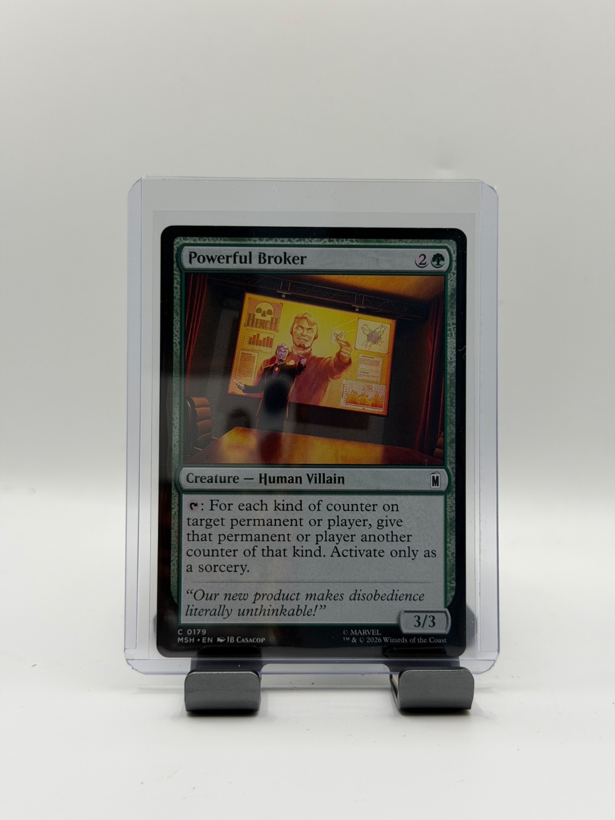 MTG, Powerful Broker $3 ORDER MIN 179 Marvel Super Heroes Regular