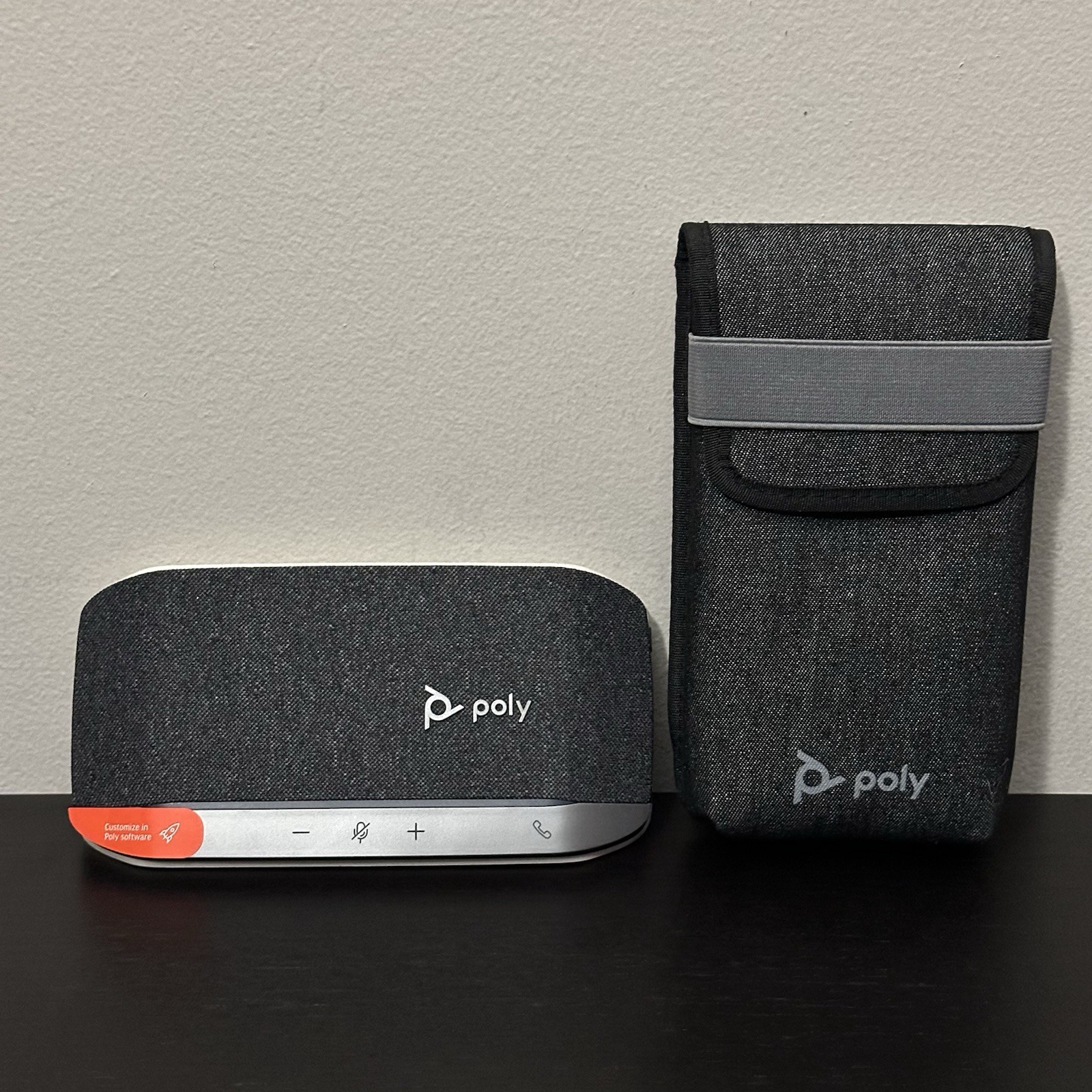 Plantronics Poly Sync 20 SY20 USB-A Personal Portable Smart Speakerphone - Gray