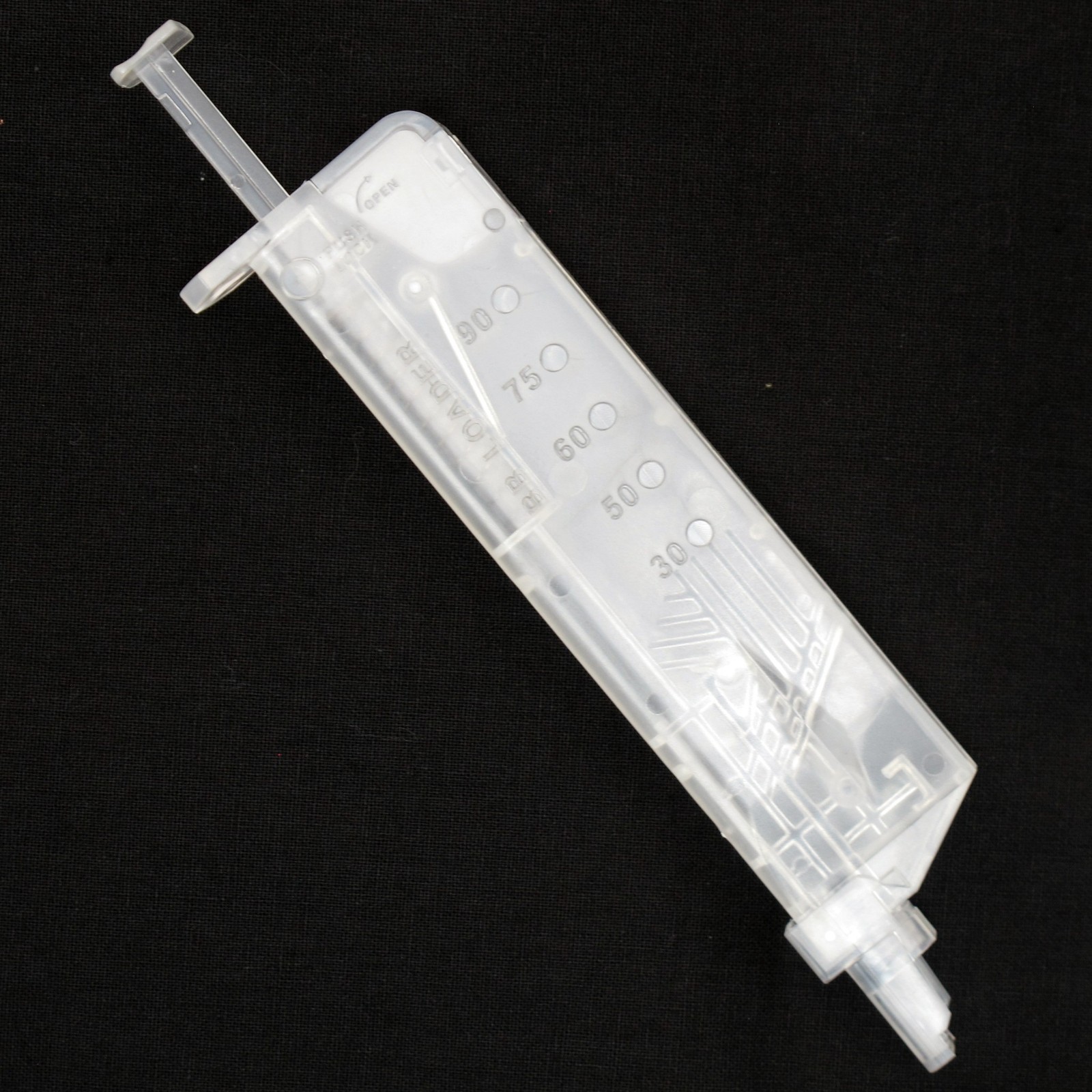 BBTac Airsoft Speed Loader 100 6mm Plastic BBs Capacity Fast Loading Clear
