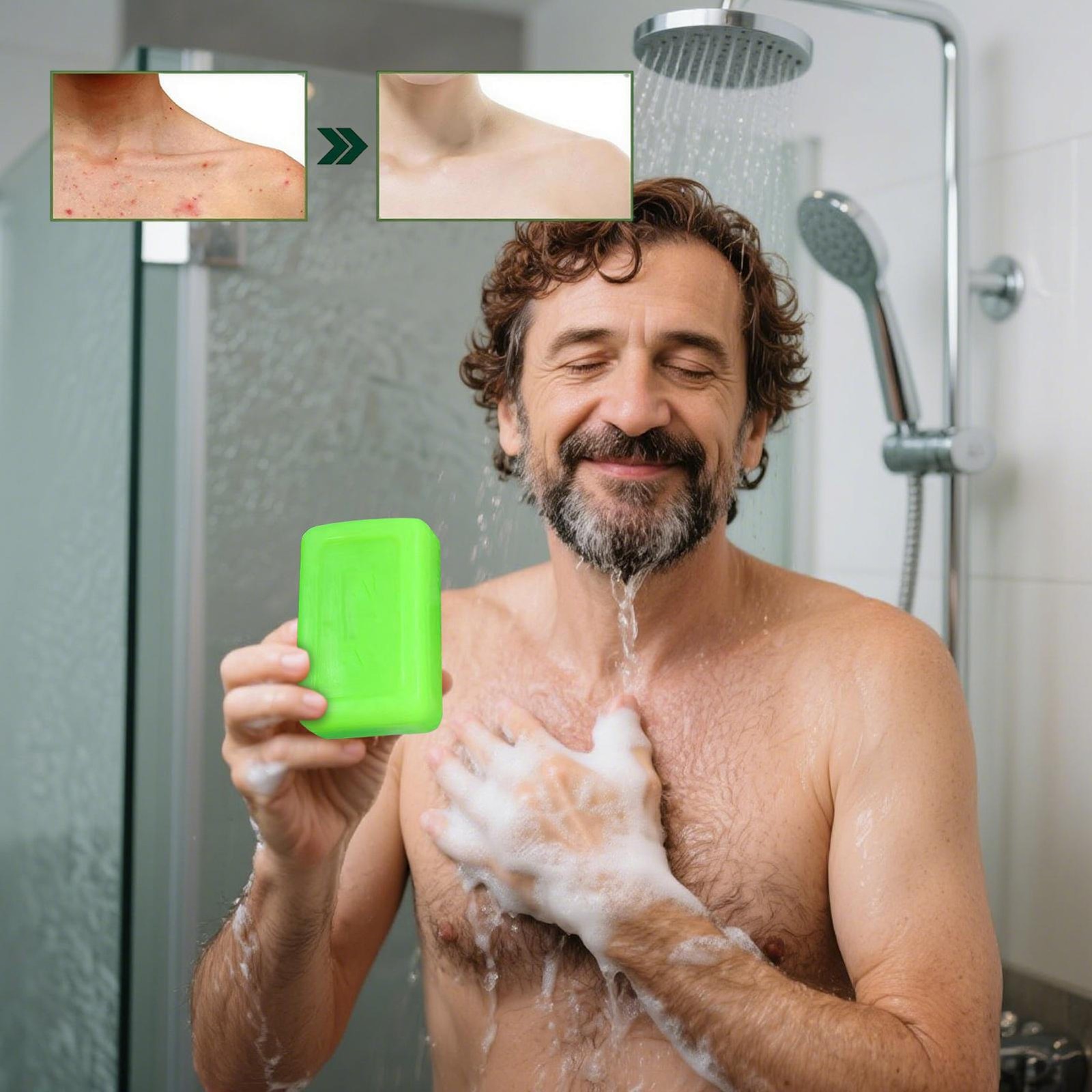 Bar Soap Shower Bar Soap With Foaming Net Moisturizing Bath Cleanser
