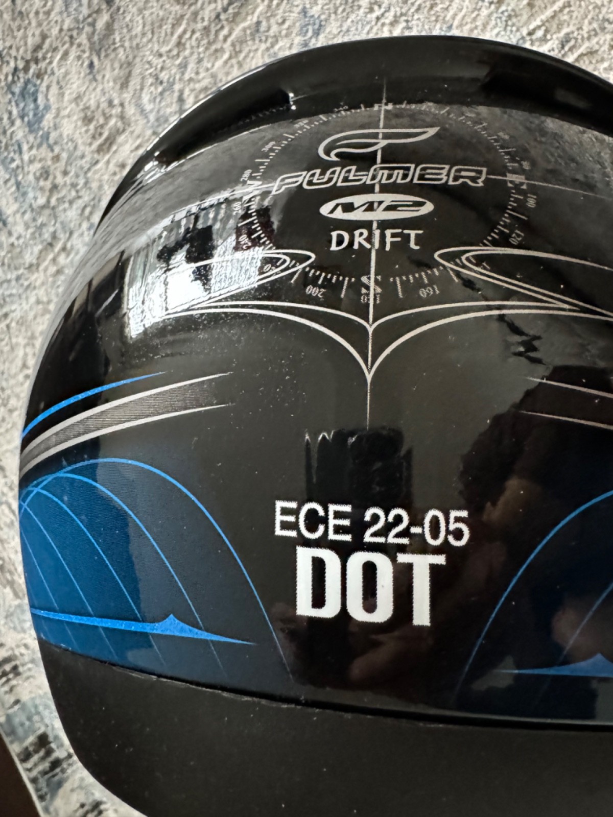 NEW Fulmer M2 Drift Full Face Motorcycle Helmet L ECE 22-05 DOT Certified NOS