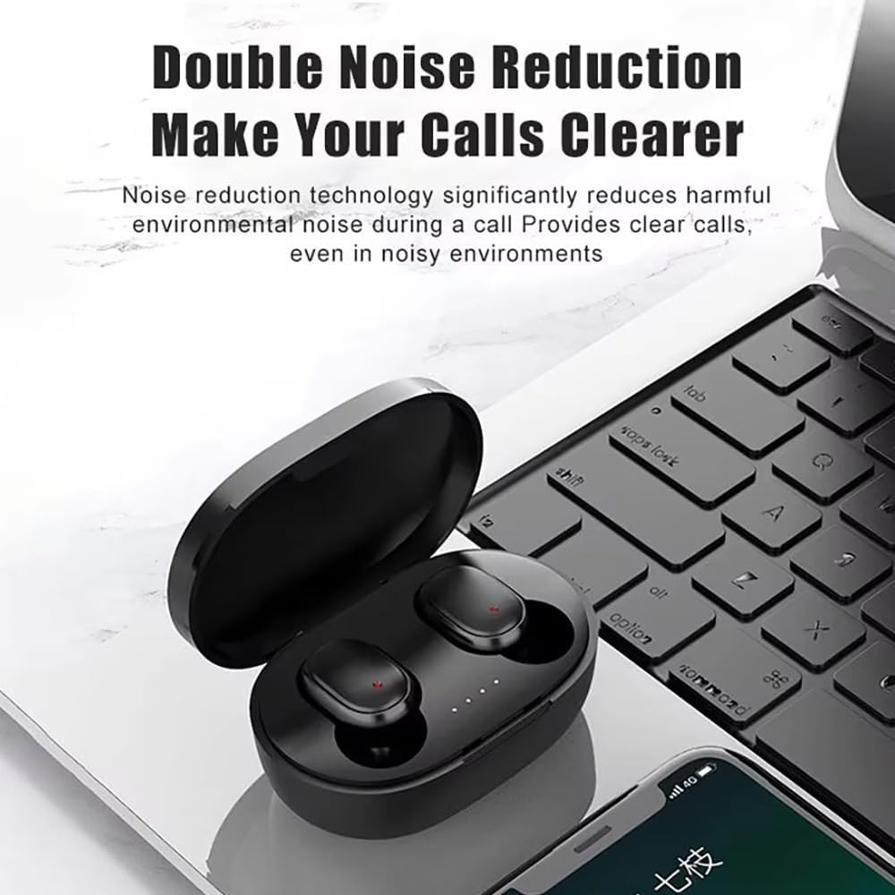 TWS Bluetooth Wireless Earbuds Waterproof Bluetooth 5.0 Headset Noise Cancelling