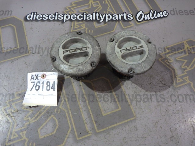 2008 2009 FORD F350 LARIAT 6.4 DIESEL AUTO 4X4 HUB CAPS  ( SET OF 2 ) OEM