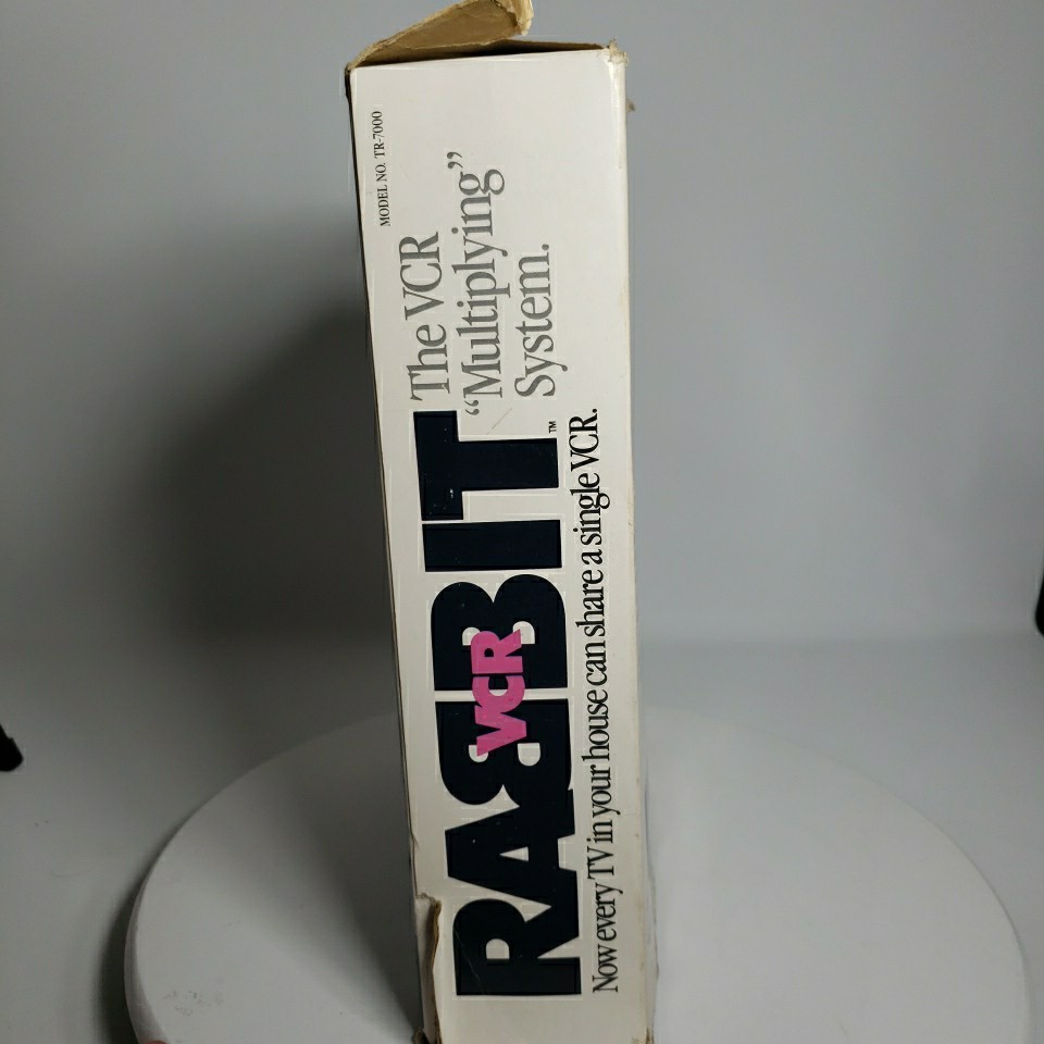 NOB Vtg. Rabbit VCR Multiplying System Model TR-7000, Appears It's a Failed Gift