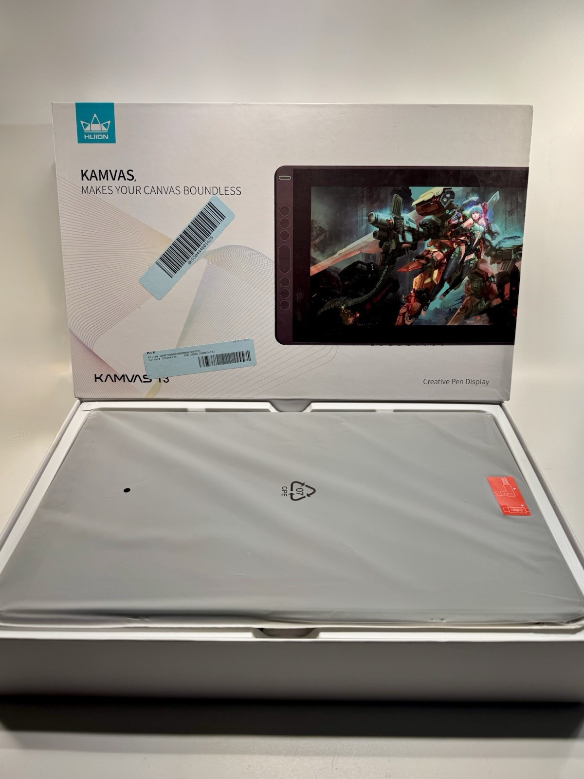 Huion Kamvas 13 Graphics Drawing Tablet 13.3" Display Monitor w/ Pen GS1331