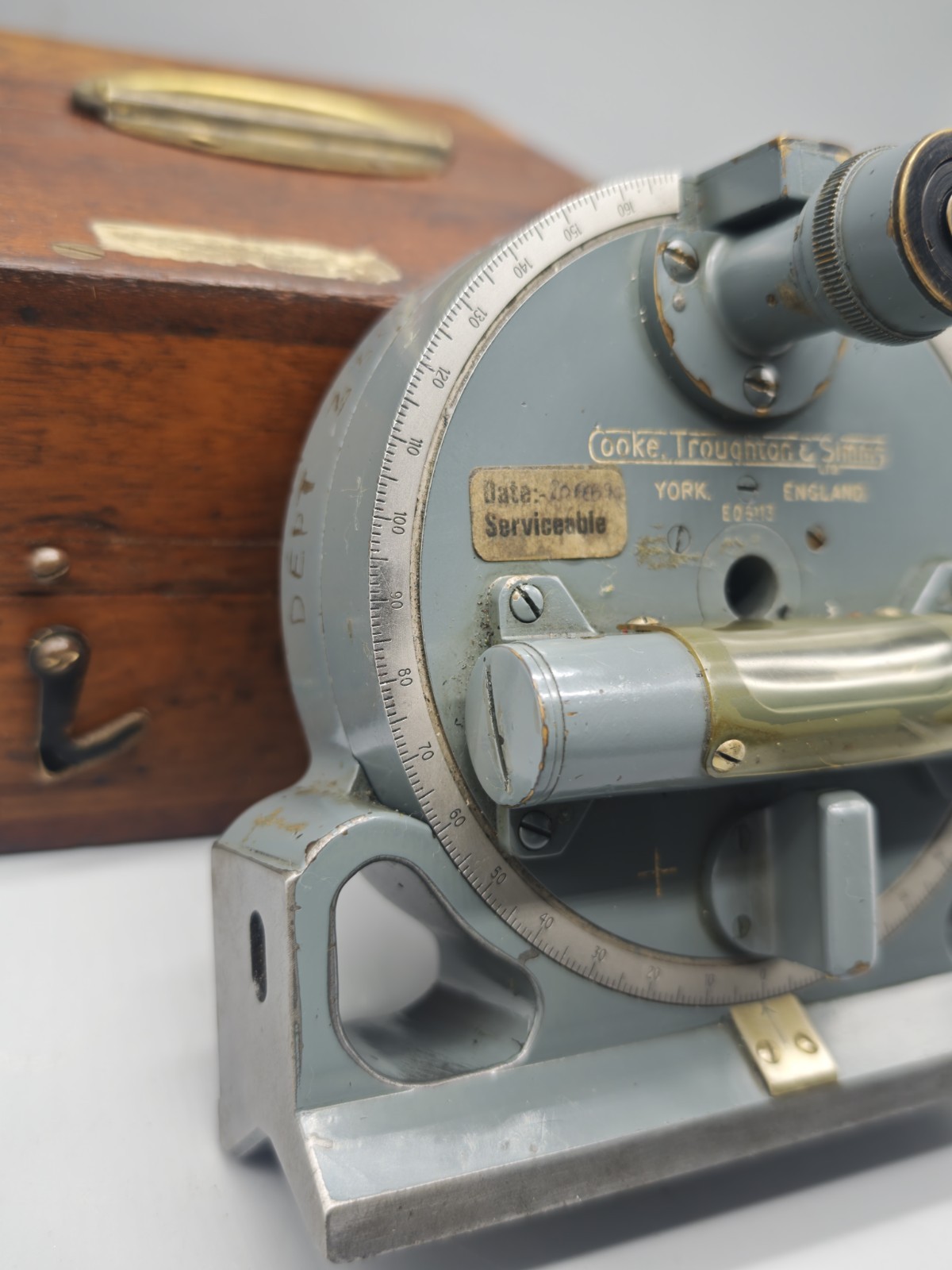 Optical Clinometer Rolls Royce Experimental Instrument Department Cooke