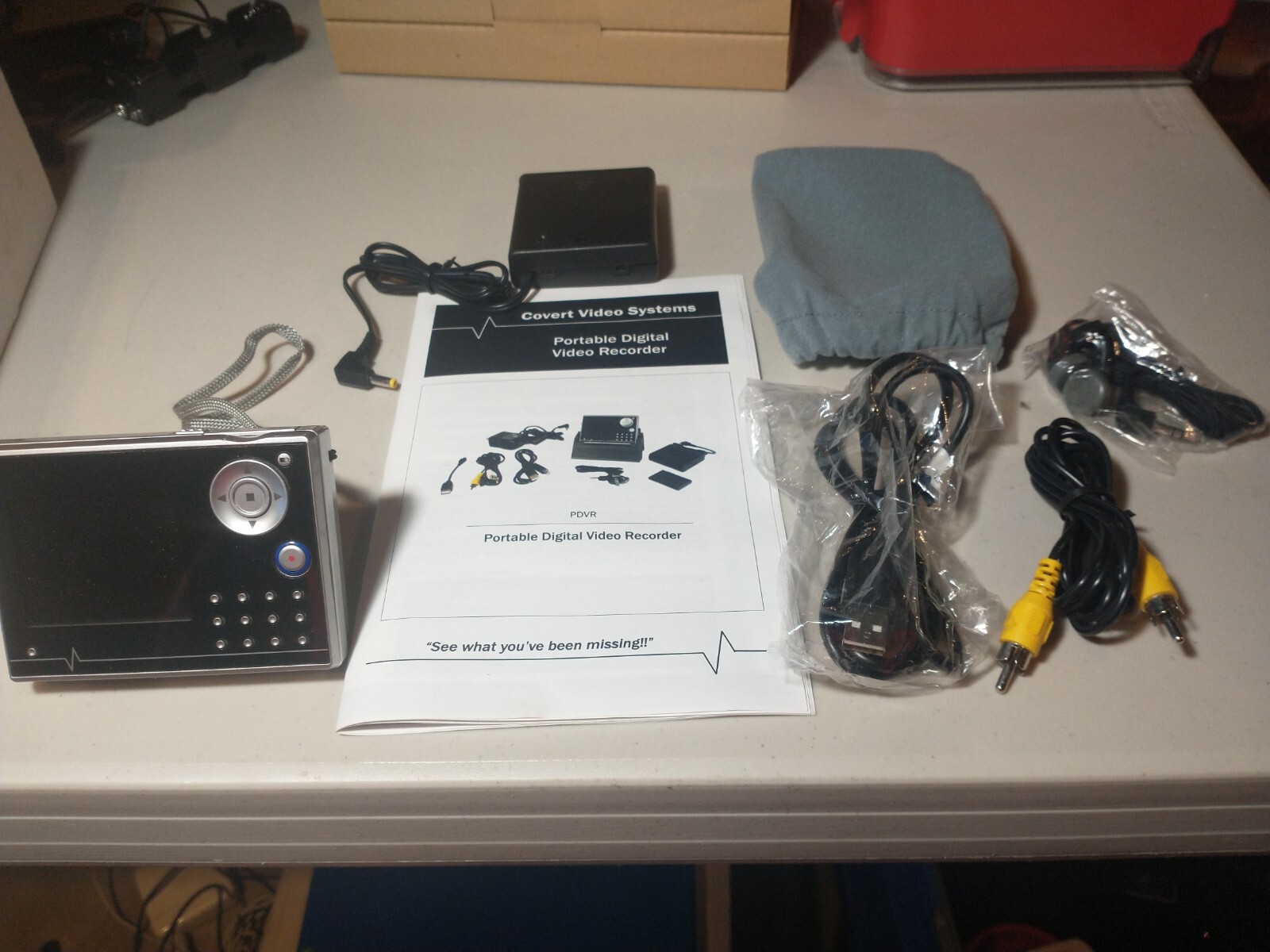 Covert Video Systems Portable digital video recorder parts missing please read