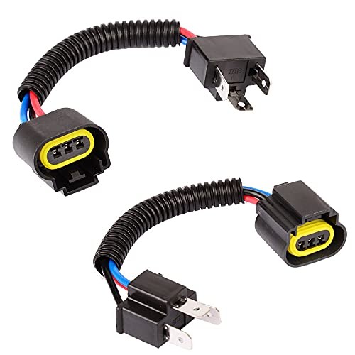 9003 H4 Male to H13 9008 Female Socket Connector Adapter Pigtail Wiring