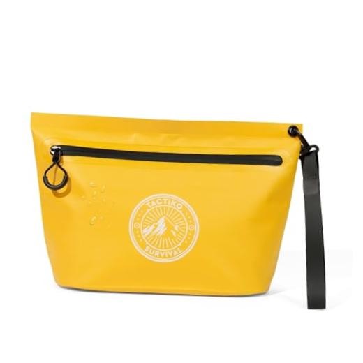 Tactiko 3L Water Resistant Pouch - Waterproof Material with 1 Yellow