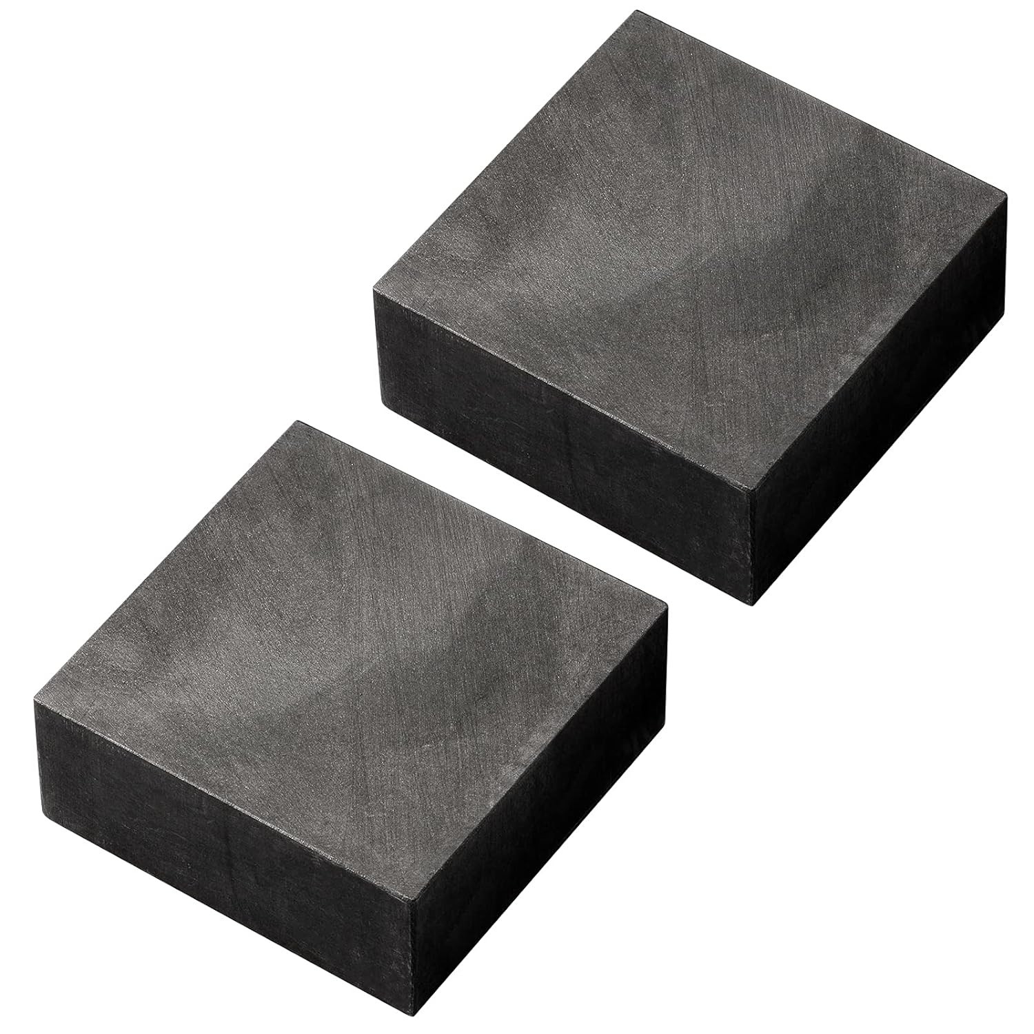2 Packs Graphite Ingot Block 99.9% High Purity EDM Graphite Plate Blank Milling