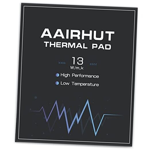 Thermal Pad 13W/m.K, 120x120x1mm Silicone Cooling Pad 120 x 120 x 1 13W Grey