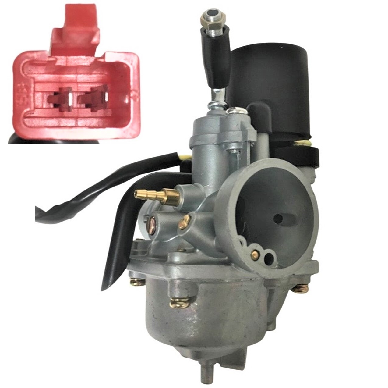 Eton Polaris Mikuni Style 18mm 2 Stroke Carburetor Electric Choke 50cc-90cc