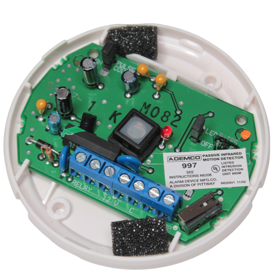 ADEMCO Model 997 Ceiling Mount PIR 360° Motion Detector Sensor