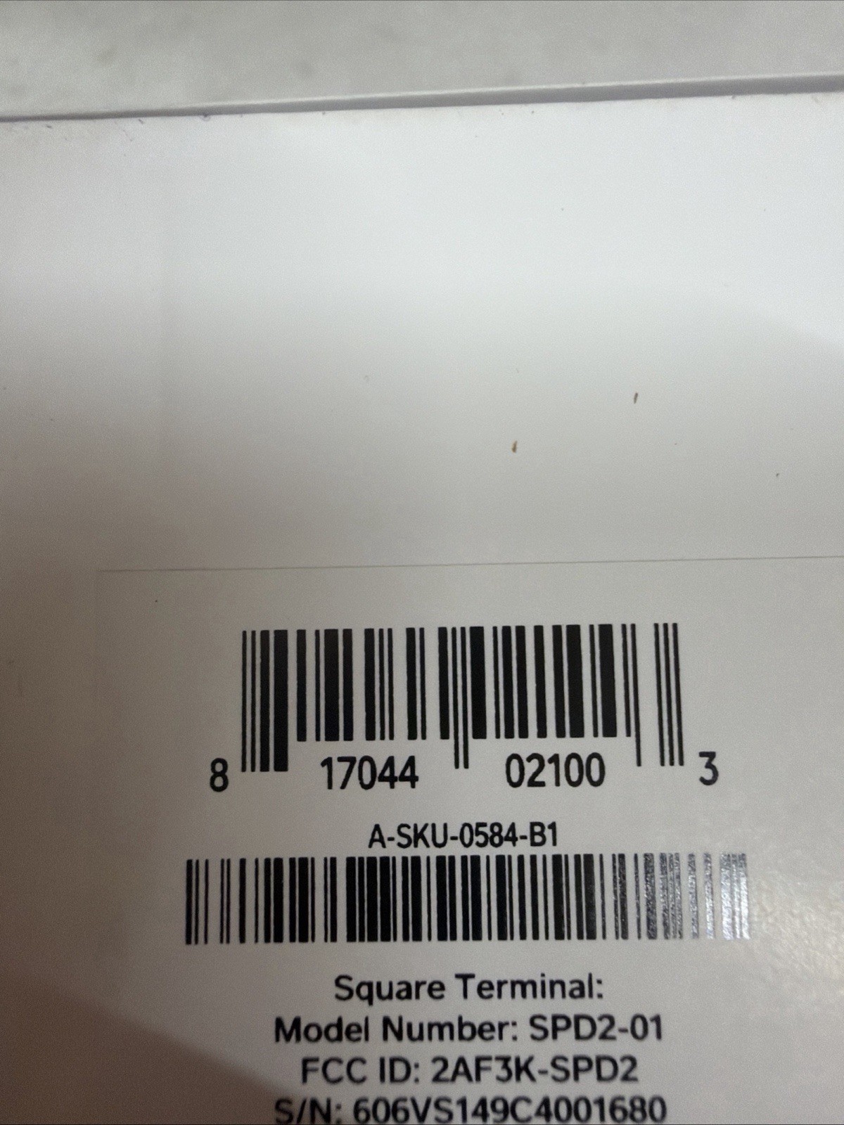 Sealed Square Terminal - Credit Card Machine | Mobile POS SPD2-01