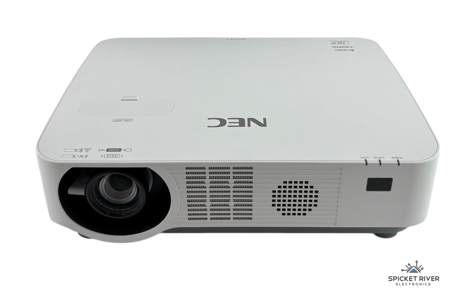 NEC NP-P502WL-2 Laser DLP 1280x800 5000 Lumen HDMI Projector - 5083 Lamp Hours