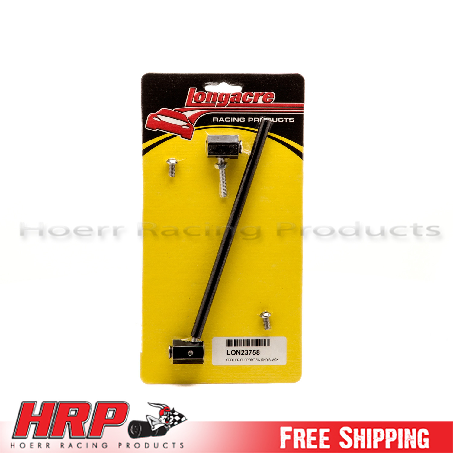 Longacre 23758 Aluminum Support Rods 8" Black