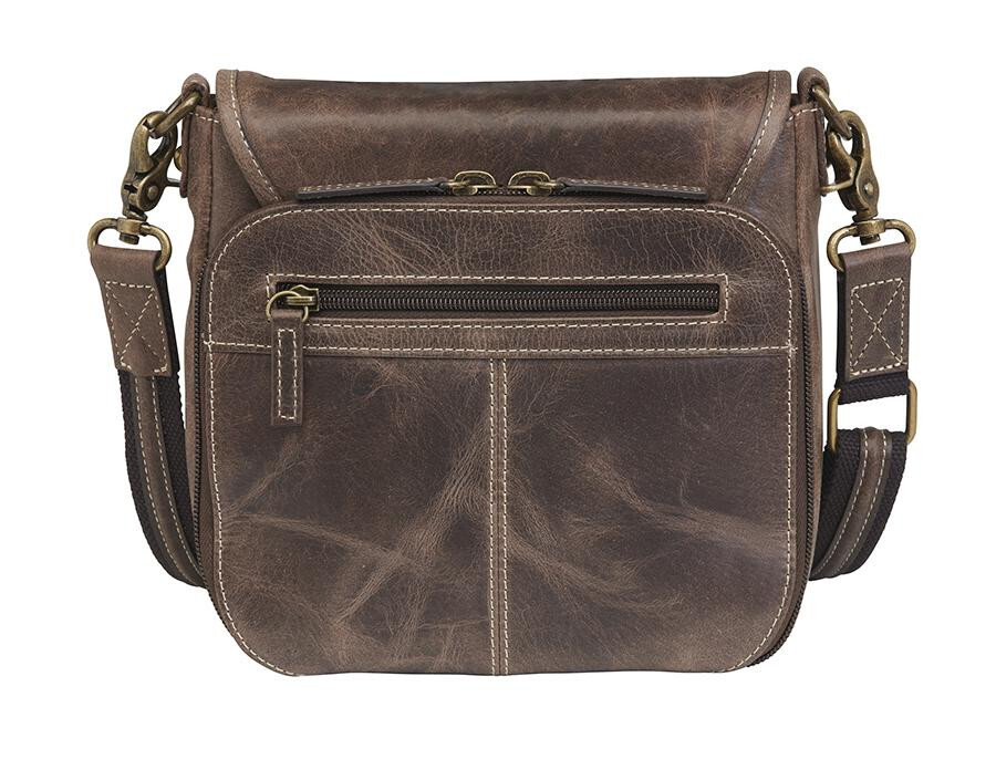 Simple Distressed Buffalo Pouch