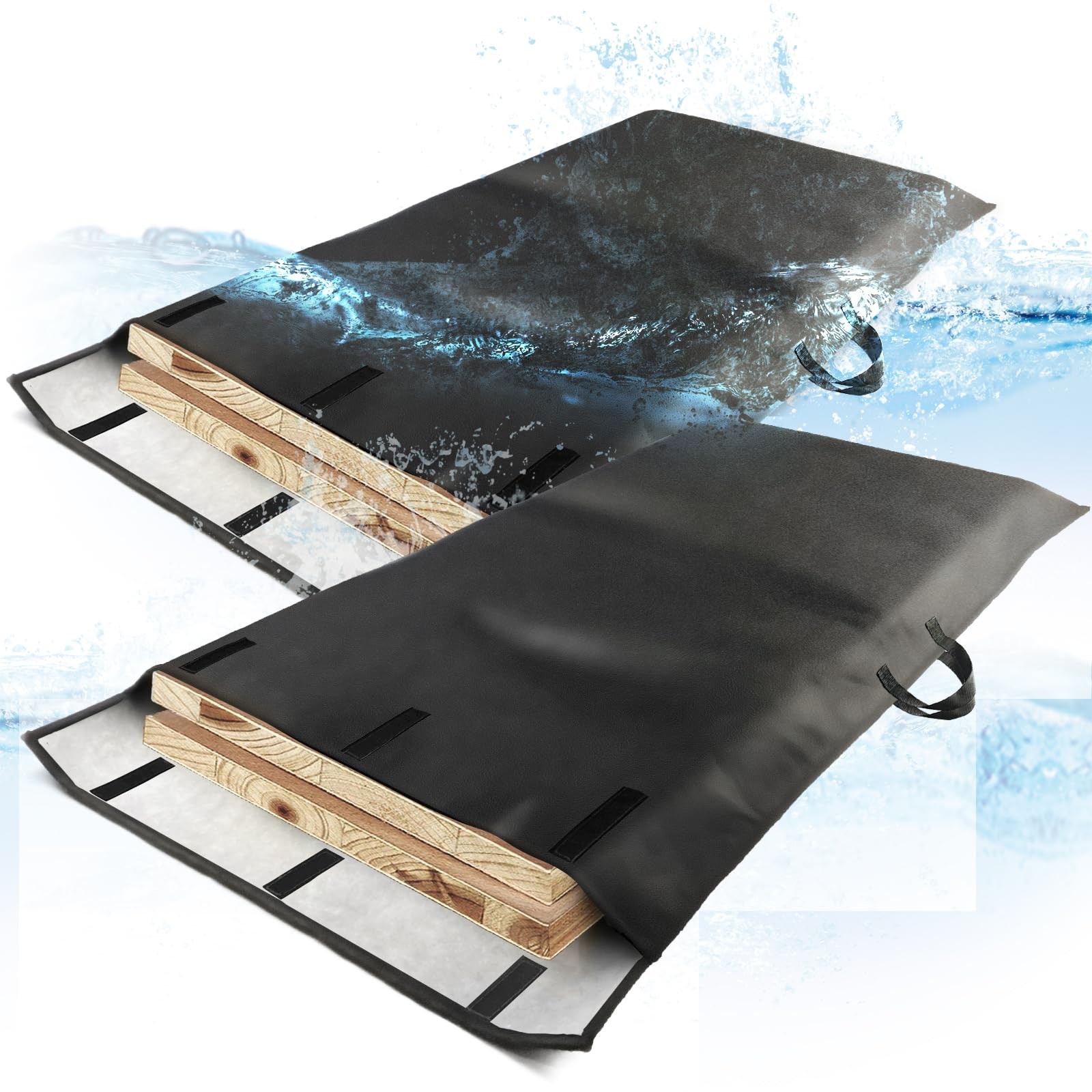 Table Leaf Storage Bag Padded 2 Pack, Waterproof Heavy Duty Dining Table Leaf...