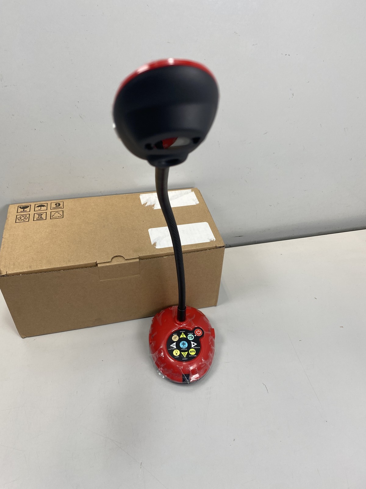 Dukane 336C Plug & Play Document Camera, 4K, Red