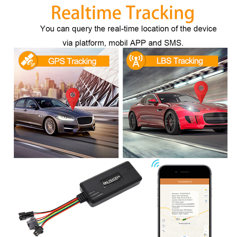 New Car GPS Tracker Real-time Tracking Locator Device Remote Control Anti Theft