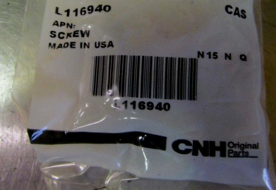 New Genuine Original Case CNH IH L116940 Screw / Bolt 12 Point 3/4" Free Ship