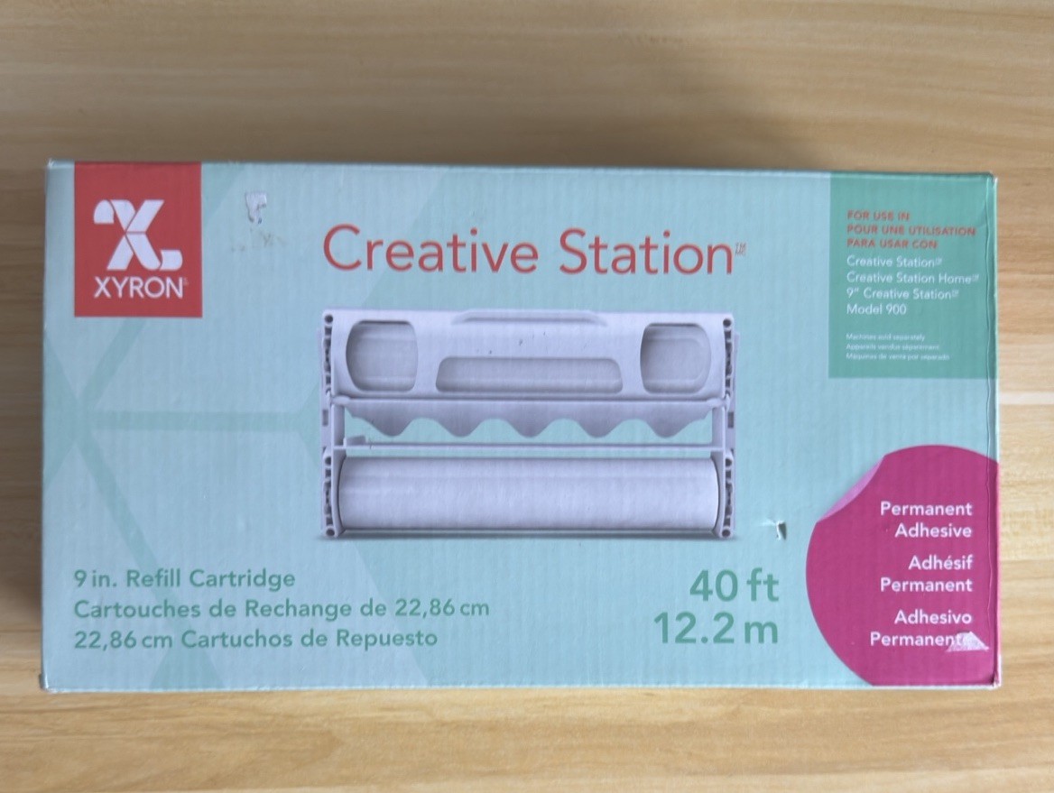Xyron Creative Station Home LAMINATE CARTRIDGE  40 ft 12.2 m Model 900