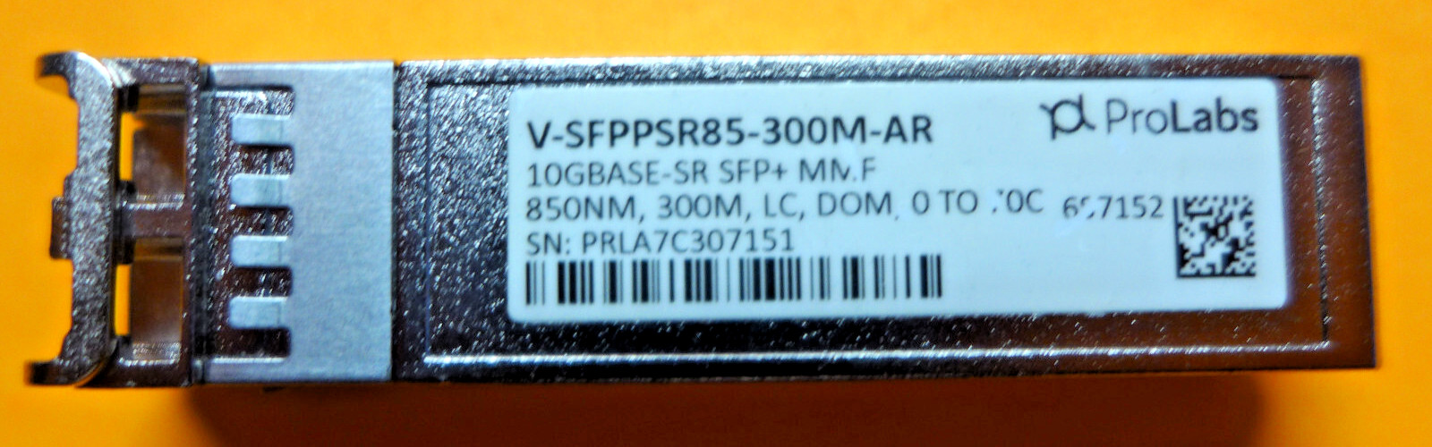 Prolabs 10Gbase SR SFP+MMF 850NM 300M LC DOM Optical Module V-SFPPSR85-300M-AR