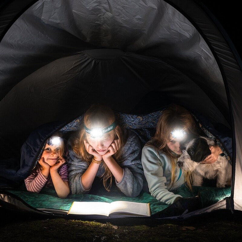 EverBrite Headlamp 5 Pack Kids Headlamp with Red Light & Memory Function 5 Modes