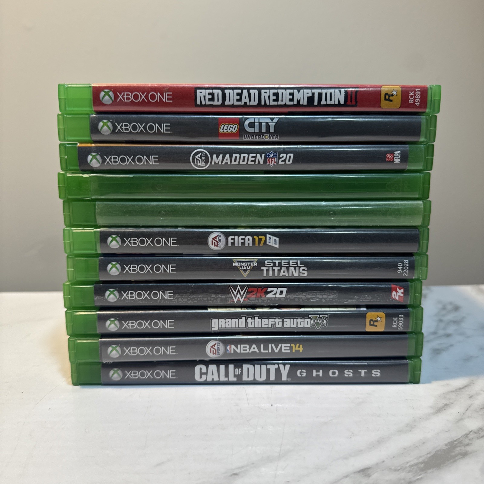 QTY 11 Xbox One 1 Authentic Microsoft Replacement Game Disc Case Box with LOGO
