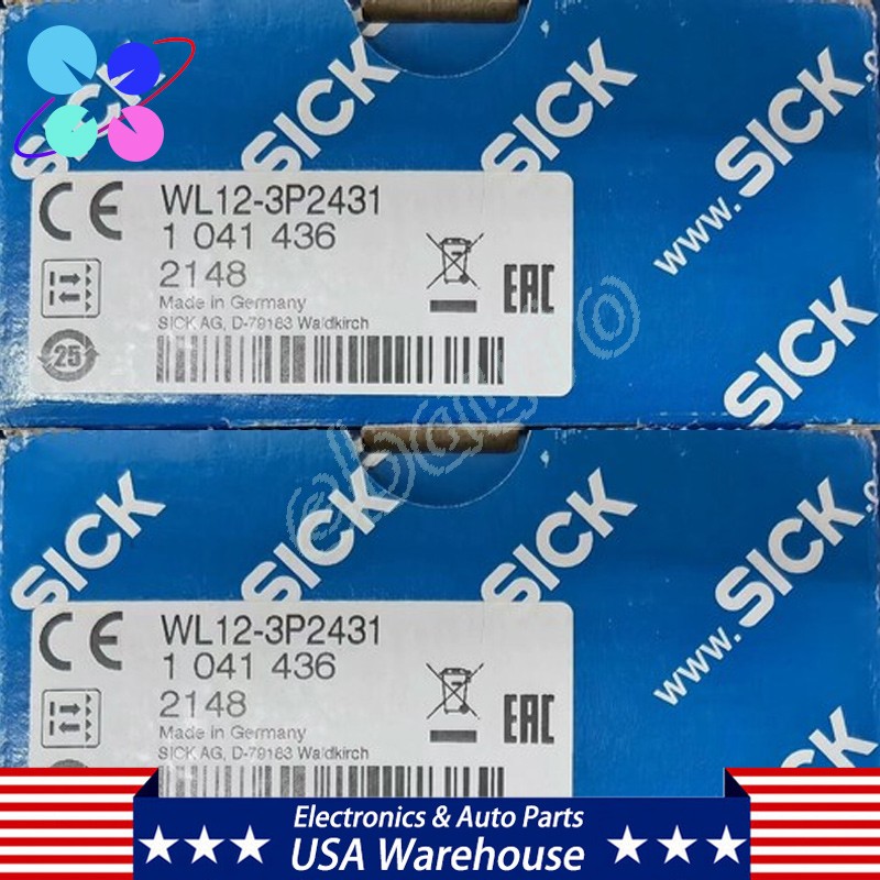 WL123P2431 Reflection Photoelectric Sensor For Sick WL12-3P2431 1041436 10-30VDC
