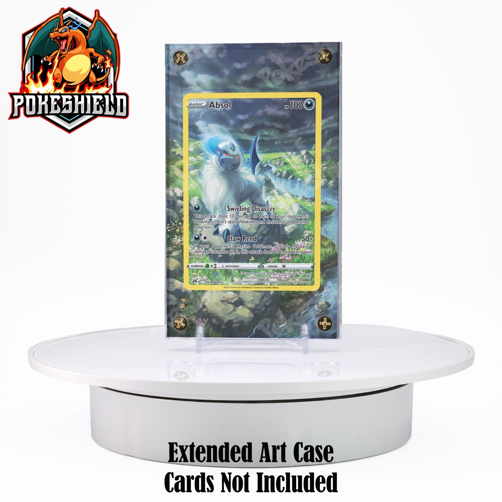 Absol GG16/GG70 Pokémon Display Case • Extended Art • CARD NOT INCLUDED