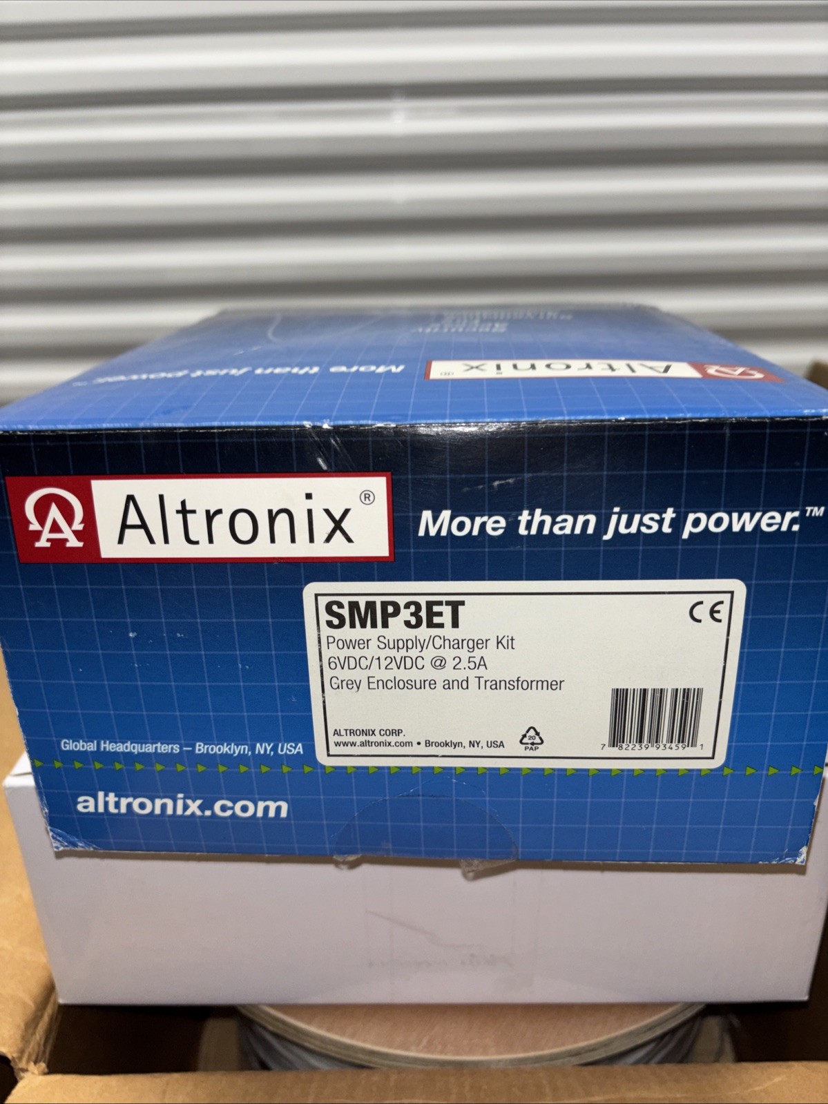 Altronix SMP3ET Security Power Supply Charger Kit 6VDC/12VDC